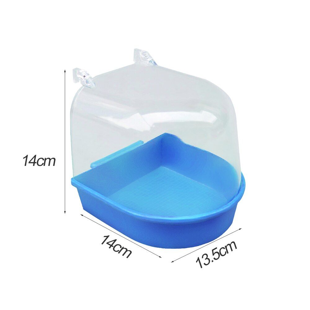 Plastic Box Bird Supplies Pet Cleaning For Pet Shower Bird Bathtub Birdbath Parrot Bathing