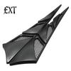 Cover 1 Pair Vent Sticker Self-adhesive Wear-resistant ABS Car Fender Auto Side Outlet for Stickers