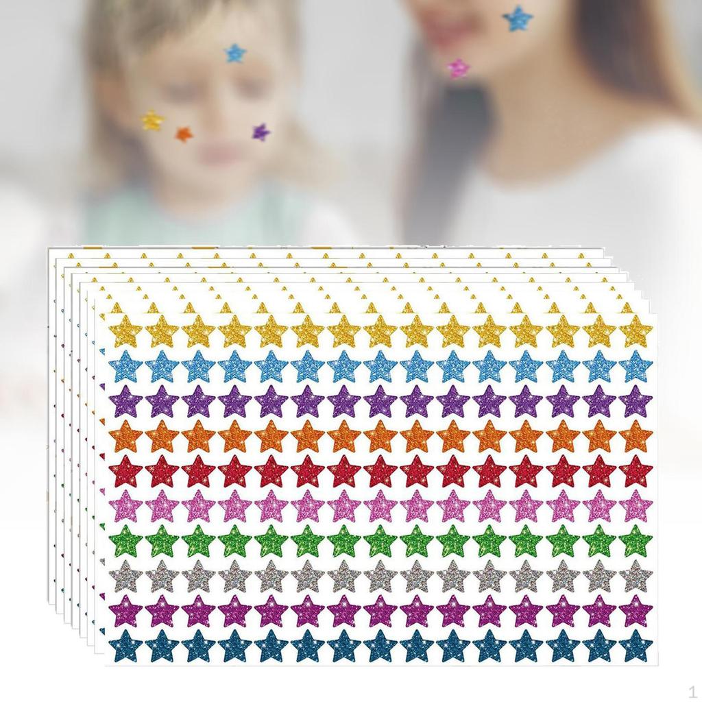 Star Stickers Five Pointed Mini Sticker Party Favor Reward Behavior Chart Labels Incentive