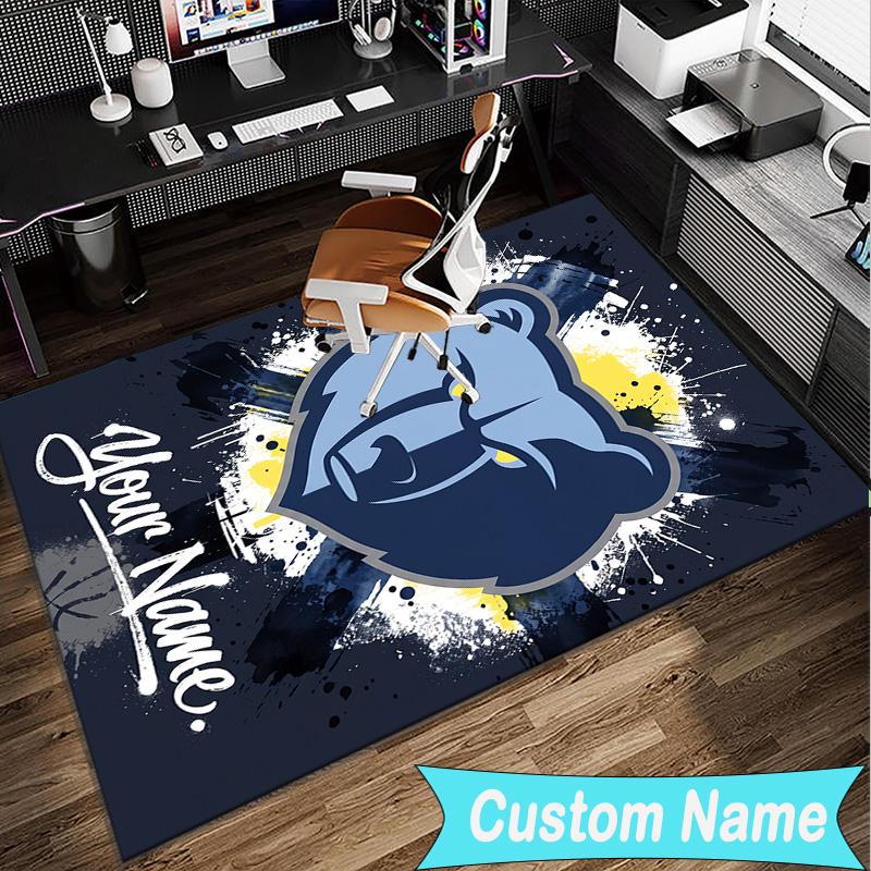 Custom Name Rug Grizzly Marks Logo Design Area Rug Suitable for Indoor And Outdoor,Carpets for Homes, Offices,Living Rooms,Home Decor,Christmas Gift