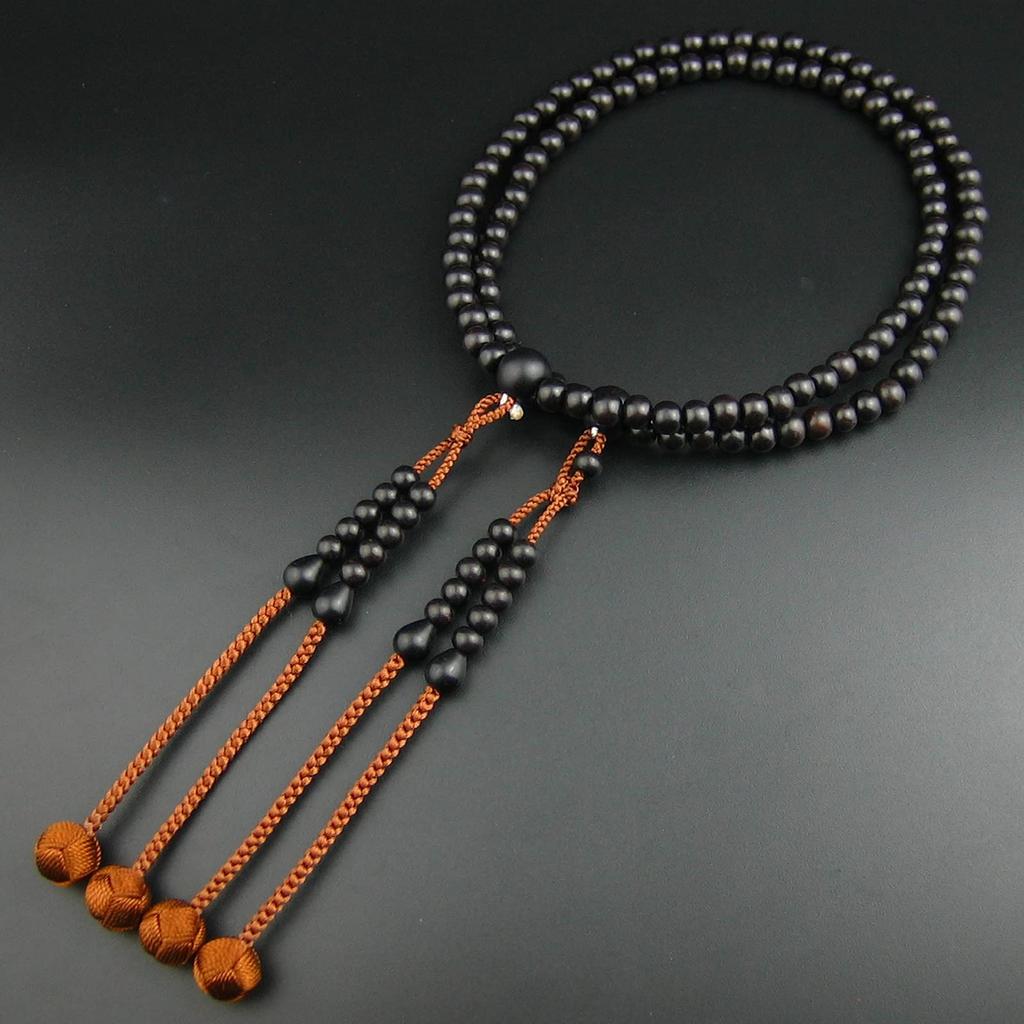 Миоренка бусины-четки секты Сингон из настоящего эбенового дерева, разделенные шаку 212, Одамаки, санскритские бусины, мешочек для поминовения, для мужчин, изготовленные на заказ,