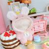10cm Doll Clothes Plush Hairy One-piece Garment Gift Cartoon Animal Jumpsuits  Stuffed Cotton Doll