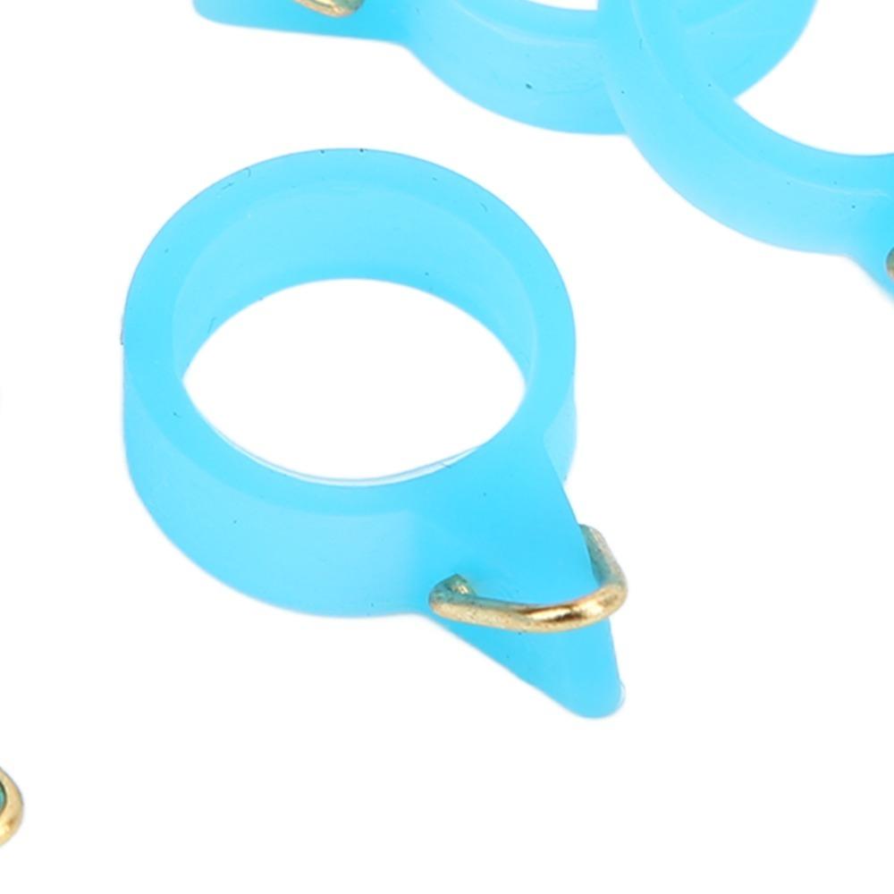 5PCS with Rubber Circle Fishing Rod Hook Holder Fishing Hook Holder for Outdoor Fishing