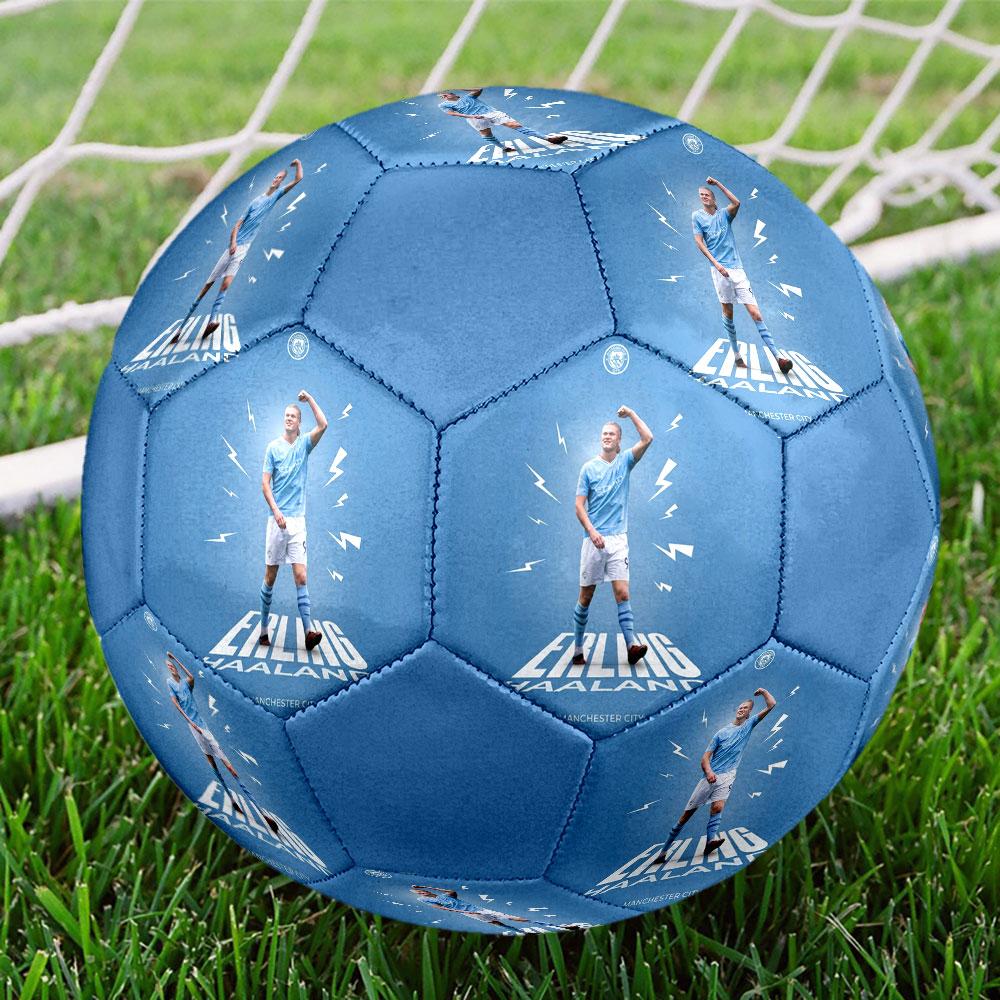 1 шт. Футбольный мяч Haaland Ultimate Forward размер 5 Мяч для мини-футбола Praha Indoor Soccer Ball Цветной Для всех возрастов Машинная строчка ПВХ Готов к соревнованиям Прочный Высокий отскок