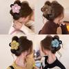 Handmade Hair Clips Plush Flower Hair Accessories New Shark Clip for Women