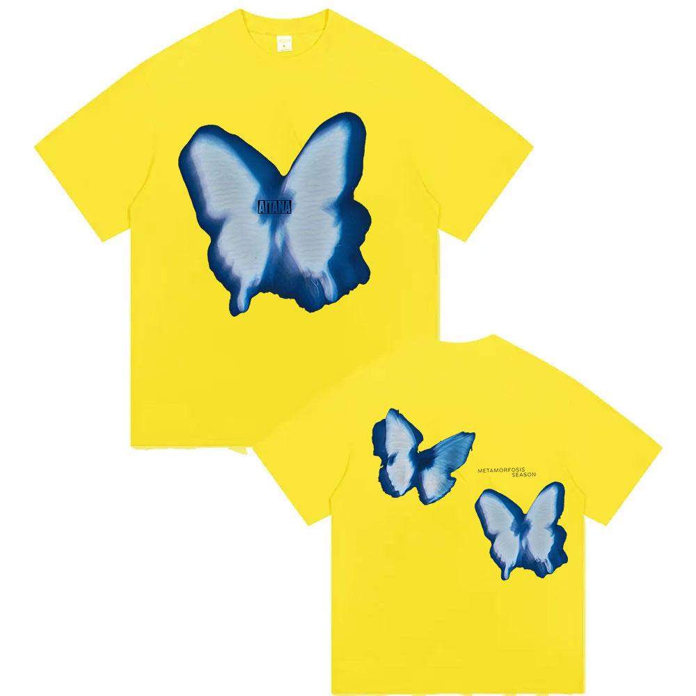 Singer Aitana Metamorfosis Album Tour 2025 Print T Shirts Unisex Womens Summer Fashion Cotton Short Sleeve Tshirt Fans Streetwear