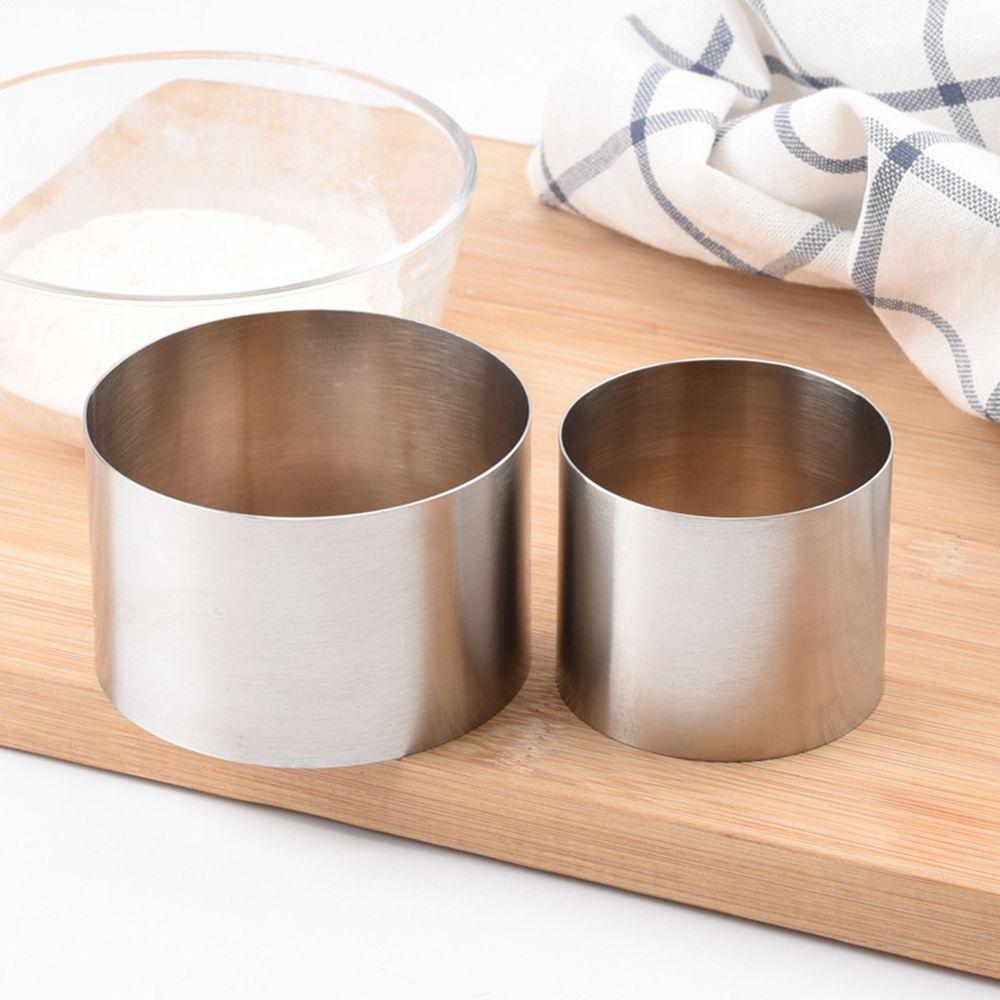 New Pastry Tool Decorating Mousse Ring Stainless Steel Cake Mold Mini Round