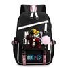 Anime One Piece Printed College Backpack for Boy Girl Back To School Large Capacity Knapsack Daily Bookbag for Men Women Travel Bag Mochila Rucksack