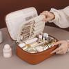 Portable Large Capacity Multipurpose Cosmetic Bag Freely Split Makeup Storage Bag High Aesthetic Trendy Cosmetic Organizer Bag
