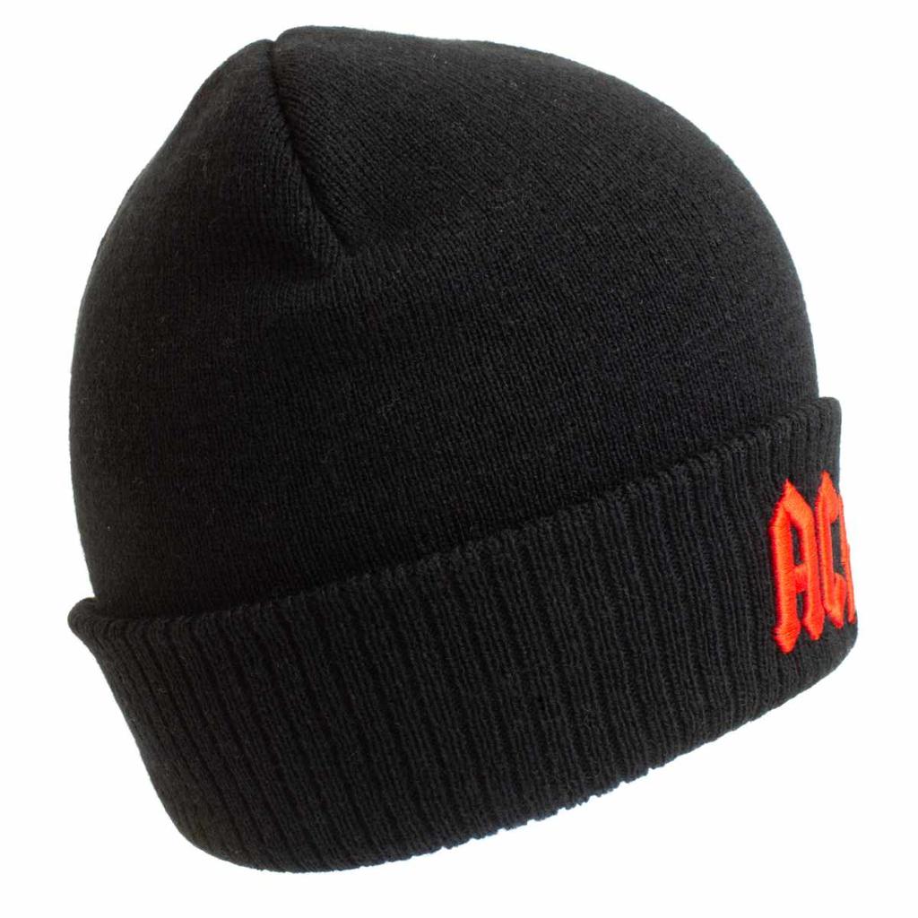AC/DC Appliqué Logo Beanie