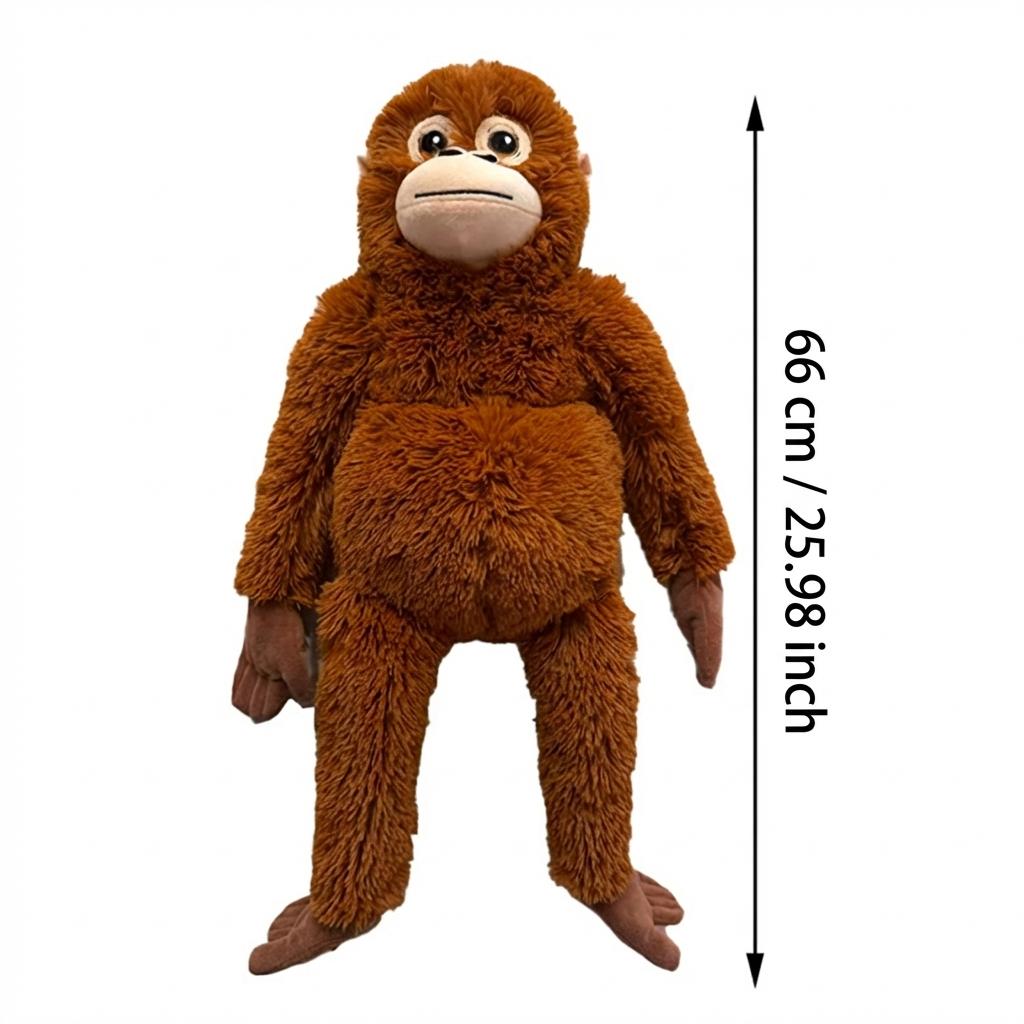 Long Armed Monkey Plush Toy Gorilla Doll Comforting Pillow Decorative Gift