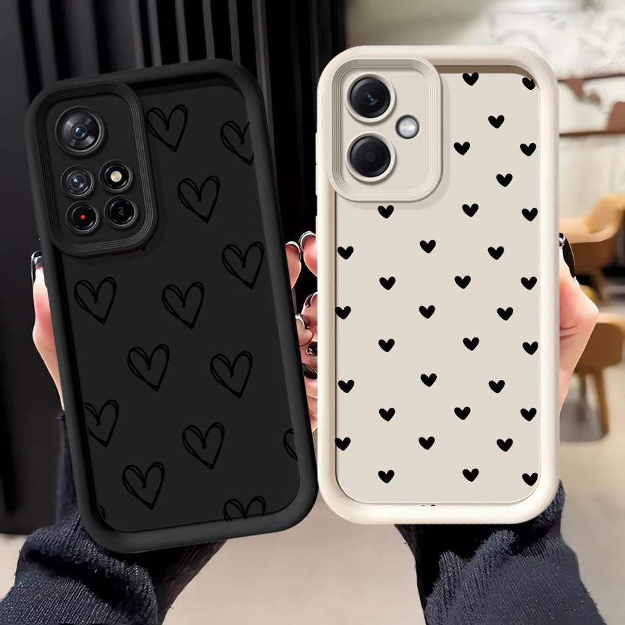 Чехол для телефона для Xiaomi Poco F8 X3 Pro C51 X3 NFC C50 C61 Мультяшный Цветок Сердце