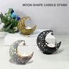 Уникальный подсвечник в виде луны, креативная подставка для чайной свечи, поделки, настольные украшения, украшение для гостиной, спальни, обеденного стола