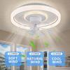 IRALAN Modern Ceiling Fan with Light Living Room Lights Decoration Home 360° Silent with Remote Control Ceiling Led Light Fan