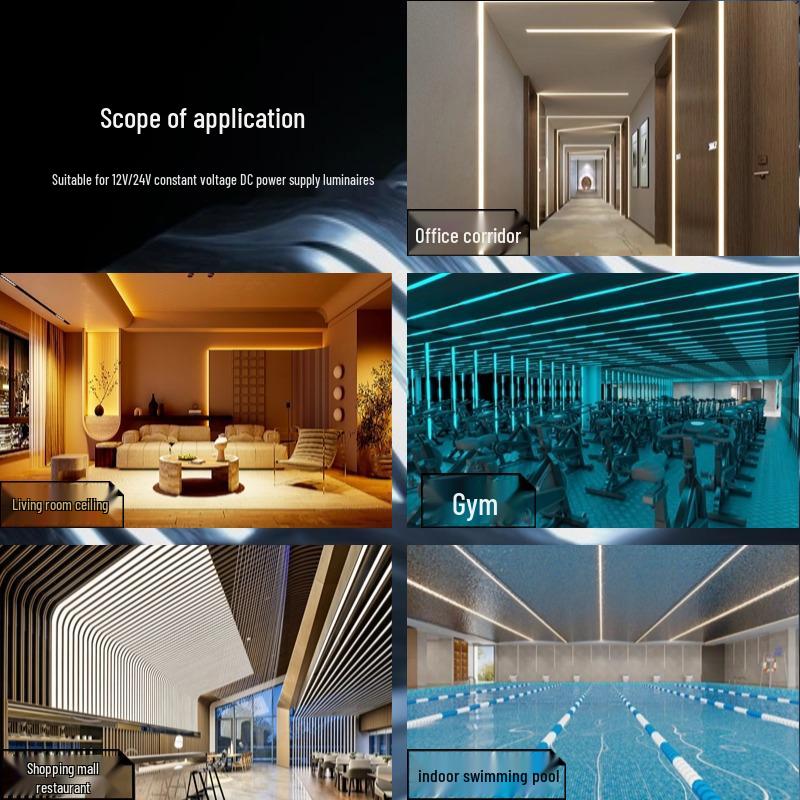 LED Indoor Black Diamond Driver: 220V to 12V/24V Transformer