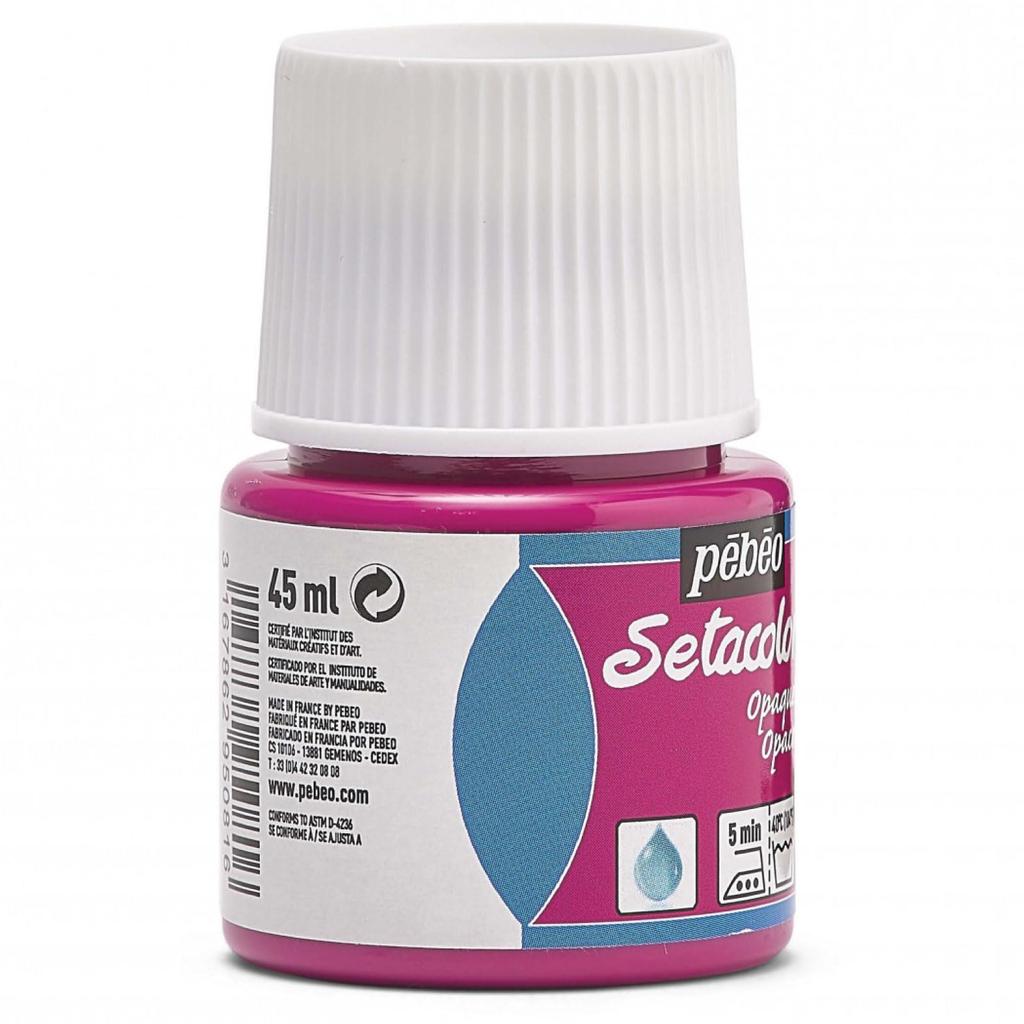 Pebeo Fabric Paint Can Paint On Dark Fabrics Seta Color Opaque Color 45ml Raspberry 81