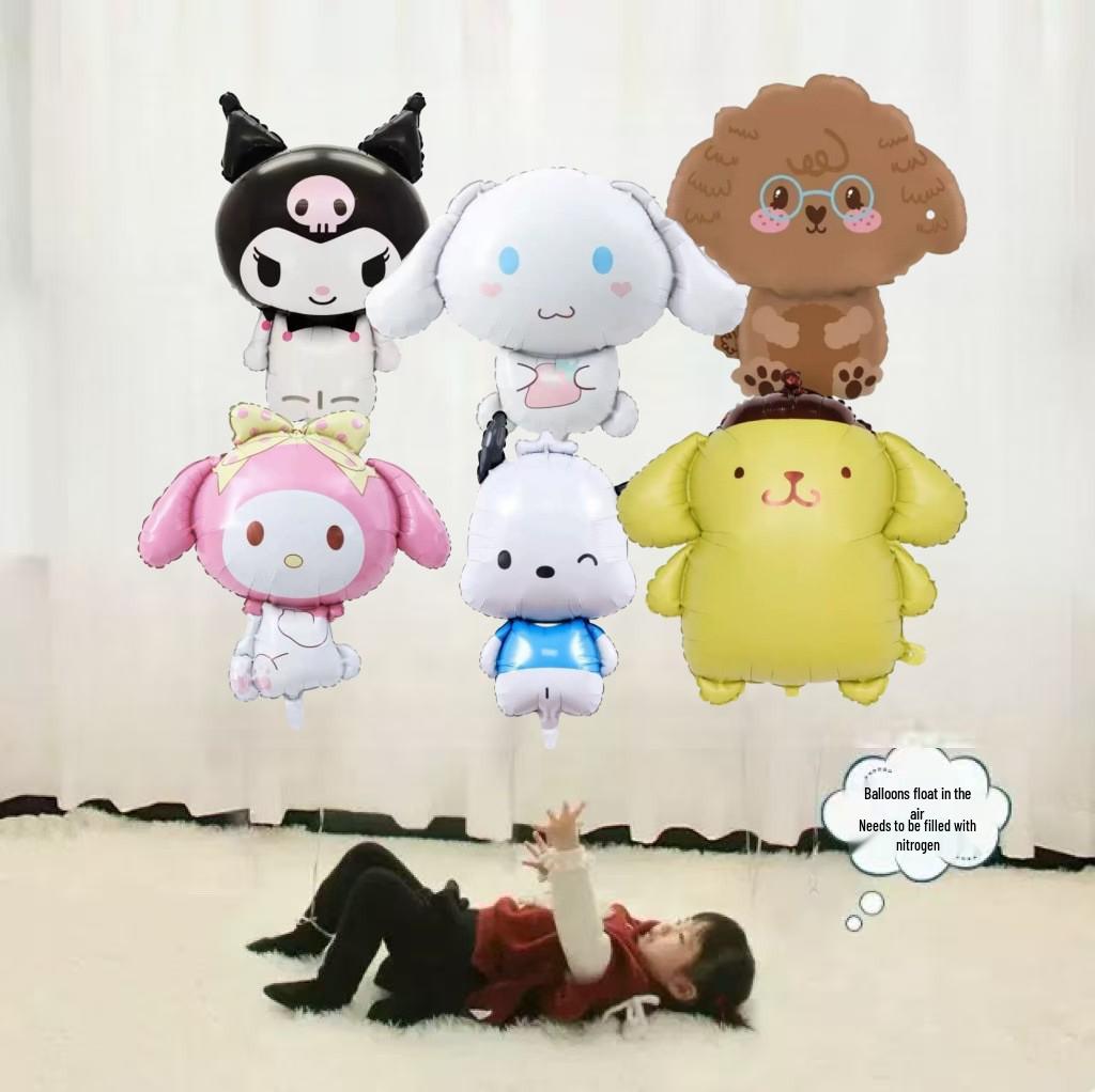 Гелиевые шары с мультяшными животными и фруктами для отслеживания ребенка
