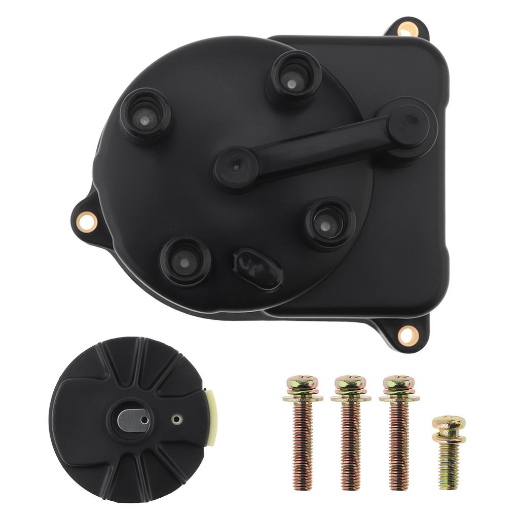 30102P54006 Комплект крышки и ротора распределителя системы зажигания Запасные части Подходят для Honda с четырьмя фиксированными винтами Жесткая конструкция ротора