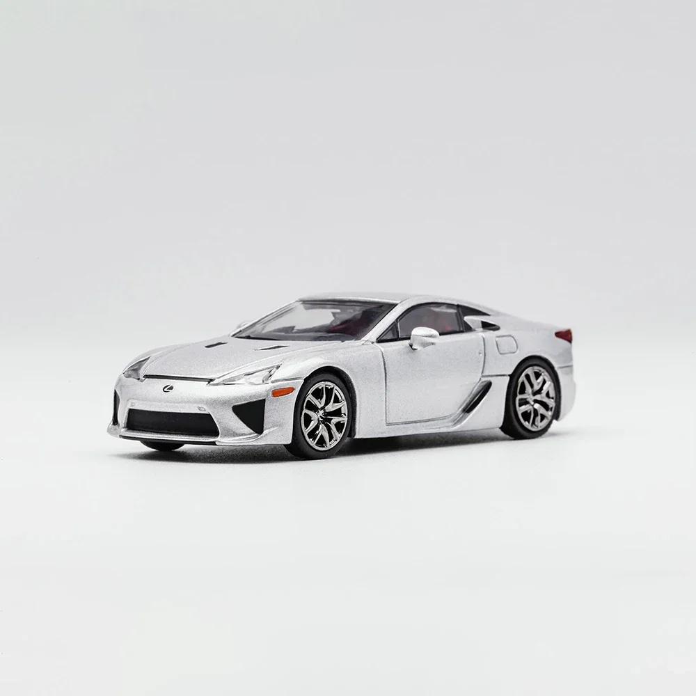 fxcr3 Original Die-cast 1:64 Scale 2010 Lexus Lfa Simulation Alloy Car Model Fan Collection Display Home Decoration Metal Ornaments