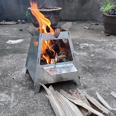 Походная горелка Дровяная Сверхпрочная Портативная печь Обогреватель для пикника для фестиваля На улице Аварийный