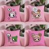 Япония Tokidoki Creative Наволочка Короткий плюш Двусторонняя печать Дом Машинная стирка в теплую зиму Наволочка