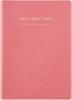 Takahashi 2026 A5 Desk 481 January 3-Year Journal, Pink, No. (Starts 2026)