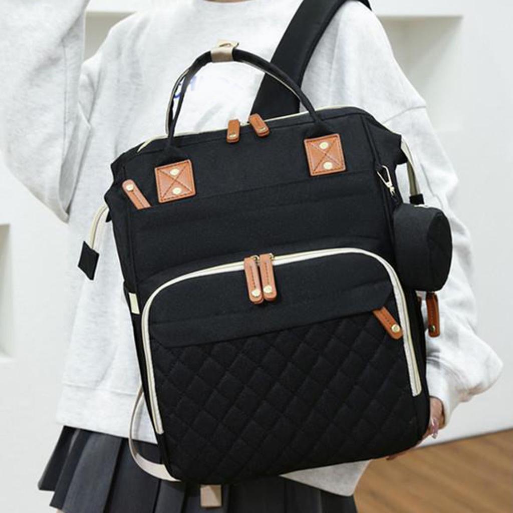 Рюкзак для мамочек, портативный, регулируемый, водонепроницаемый, нейлоновый, с большим отделением, рюкзак для путешествий