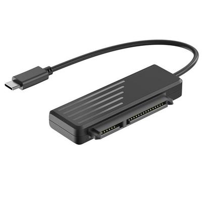 Кабель USB-C - SATA - Phonillico® - HDD/SSD 2,5" - Plug&Играть - Совместимо с Windows/Mac/Linux - Черный