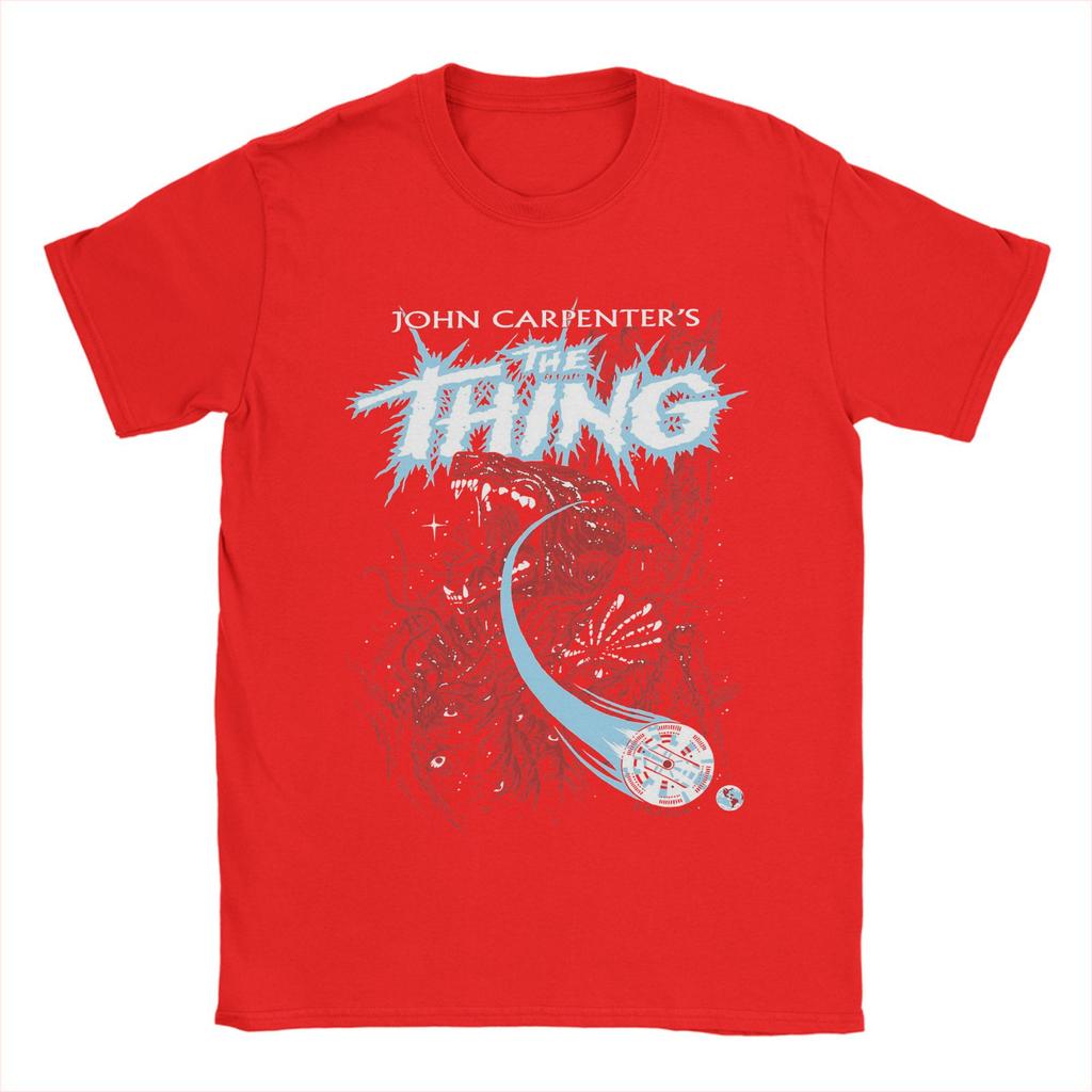 Джон Карпентер Нечто Футболка Лето Хлопковые футболки для мужчин Хип-хоп принт Футболка с короткими рукавами Уличный стиль Топ Футболки