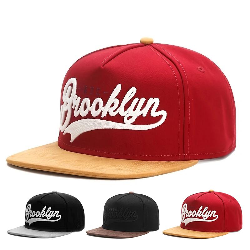 Бейсбольная кепка BROOKLYN с вышивкой, модные шляпы Snapback в стиле хип-хоп, мужские и женские универсальные плоские шляпы, спортивные солнцезащитные шляпы на открытом воздухе, кепки дальнобойщика
