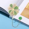 Supplies Retro Tassel Metal Pendant Chinese Style Painted Pagination Mark Book Clip Brass Bookmark