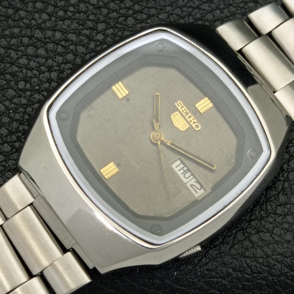 GENUINE VINTAGE SEIKO 5 AUTOMATIC 7009A JAPAN MENS ORIGINAL DIAL WATCH A702421-5 R124-a702421