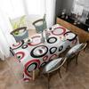 Скатерть с абстрактным геометрическим узором «Круг» для праздничного декора, водонепроницаемые прямоугольные скатерти для свадебного декора, покрытие стола