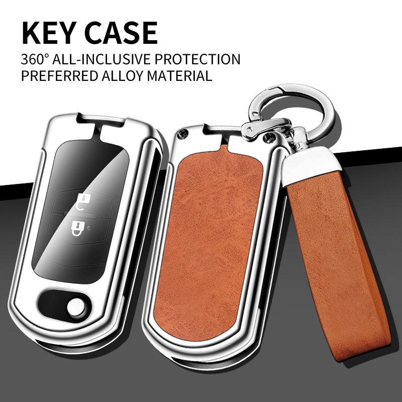 Mazda Key Cover Compatible with Axela, CX4, Atenza, CX5, Mazda3, CX30, CX3, Mazda6, CX8