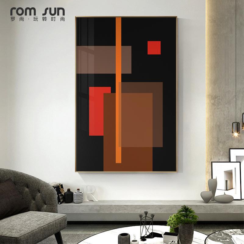 Абстрактные цветные геометрические картины на холсте, постеры и принты, креативные импрессионистские настенные художественные картины для гостиной, домашний декор