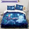 3pcs Duvet Cover Set (1*Duvet Cover + 2*Pillowcase, Without Core), Ghostbusters Print Soft All‑Season Bedding Set, Home Bedroom Decor Gift