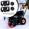 Snow Blower Rolling Skid Shoes Set 490-241-0038 Repair with Wheels Mounting Hardware Easy