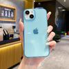 Подходит для iPhone 16 Большое отверстие Высокопрозрачный Чехол для мобильного телефона Apple 14 ProMax Прозрачный Конфетный цвет Мягкий чехол Маленький Свежий 15