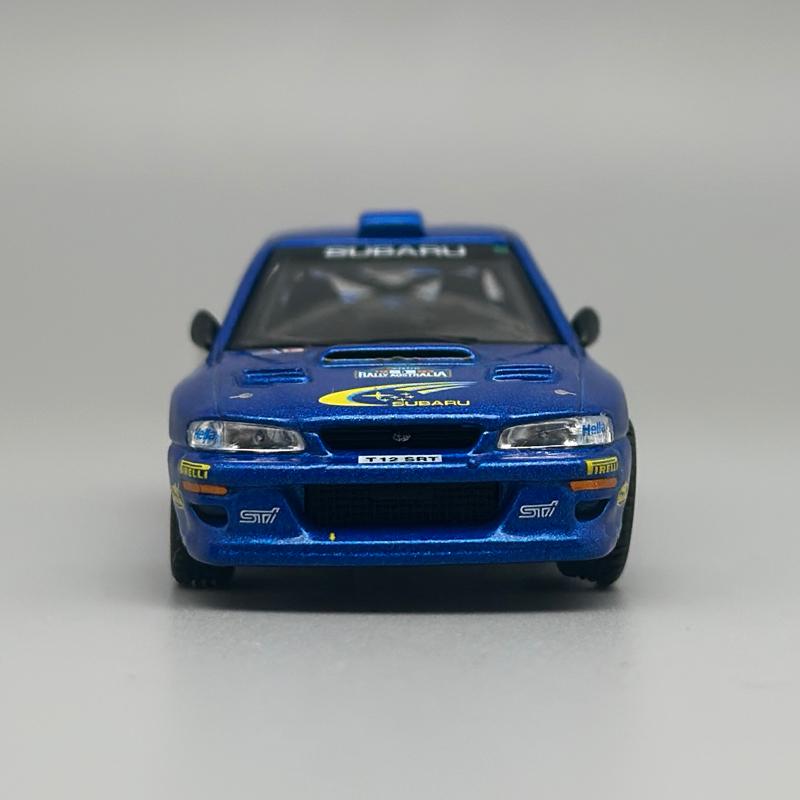 MINIGT 986 Subaru Impreza WRC99 1999 Победитель Ралли Австралии #5 Эксклюзив для Австралии Металлический Синий 1:Модель автомобиля из 64 сплавов