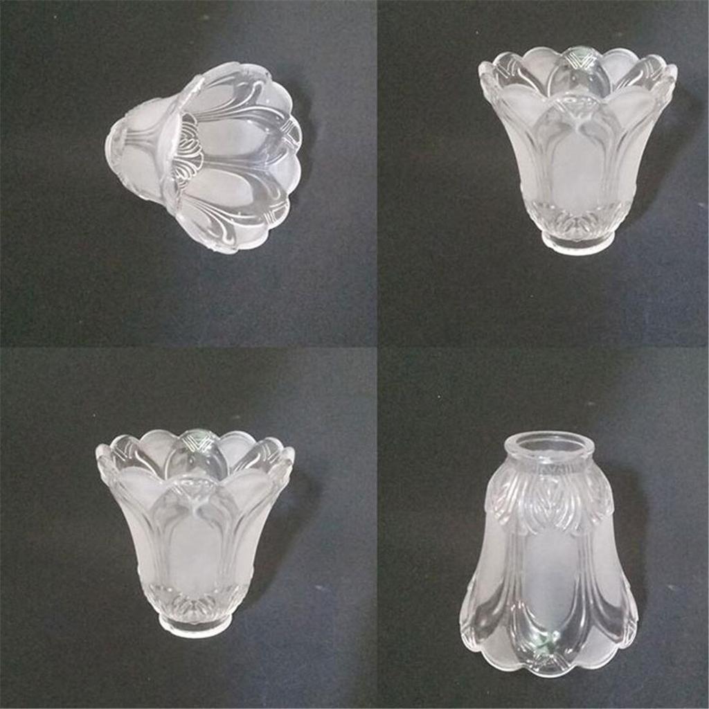 Сменный стеклянный абажур в винтажном стиле, прозрачный аксессуар для коньяка, глобусные светильники с конусным абажуром для потолочного вентилятора, настенные светильники