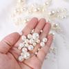 3-20Mm Straight Hole Imitation Pearl Abs Round Pearl Diy Handmade Necklace Hair Accessories Bracelet Beaded Jewelry Accessories