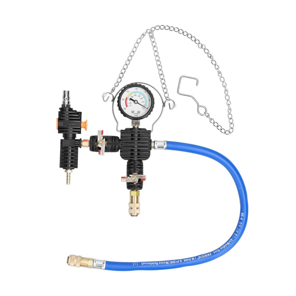 34-Piece Universal Radiator Pressure Tester Kit Automotive Vacuum Cooling Sytem Refill Kit Leak