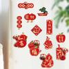 Chinese 2025 Snake Year Fridge Magnets Mini Spring Festival Supplies  Home Living Room Decor