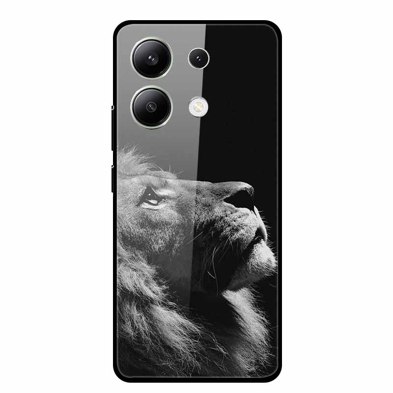 For Xiaomi Redmi Note 13 5G Phone Case Soft Bumper Tempered Glass Hard Back Cover Case For Redmi Note 13 Pro Case Note13 Pro Bag