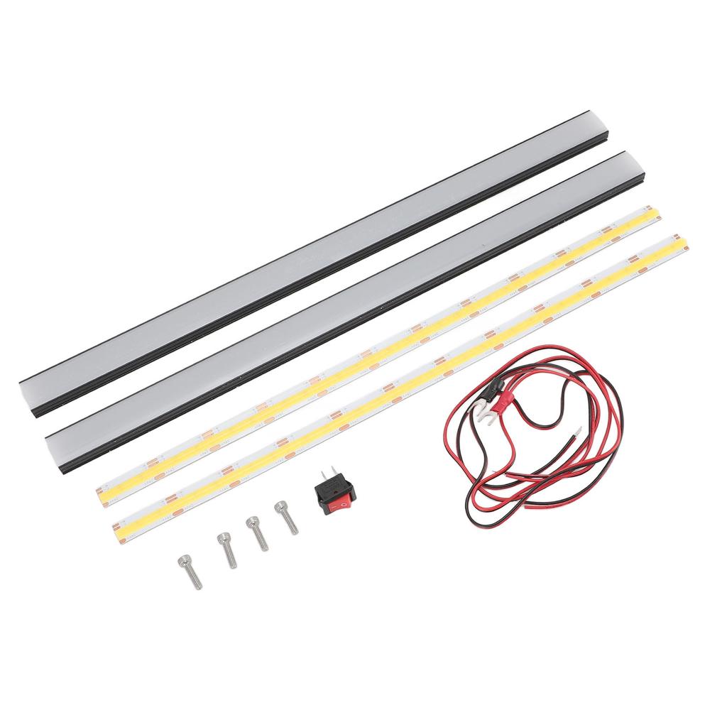2PCS Top Mount LED Light Strip Kit for Prusa MK4 24V 2 Colors 3D Printer LED Light Bar with Power