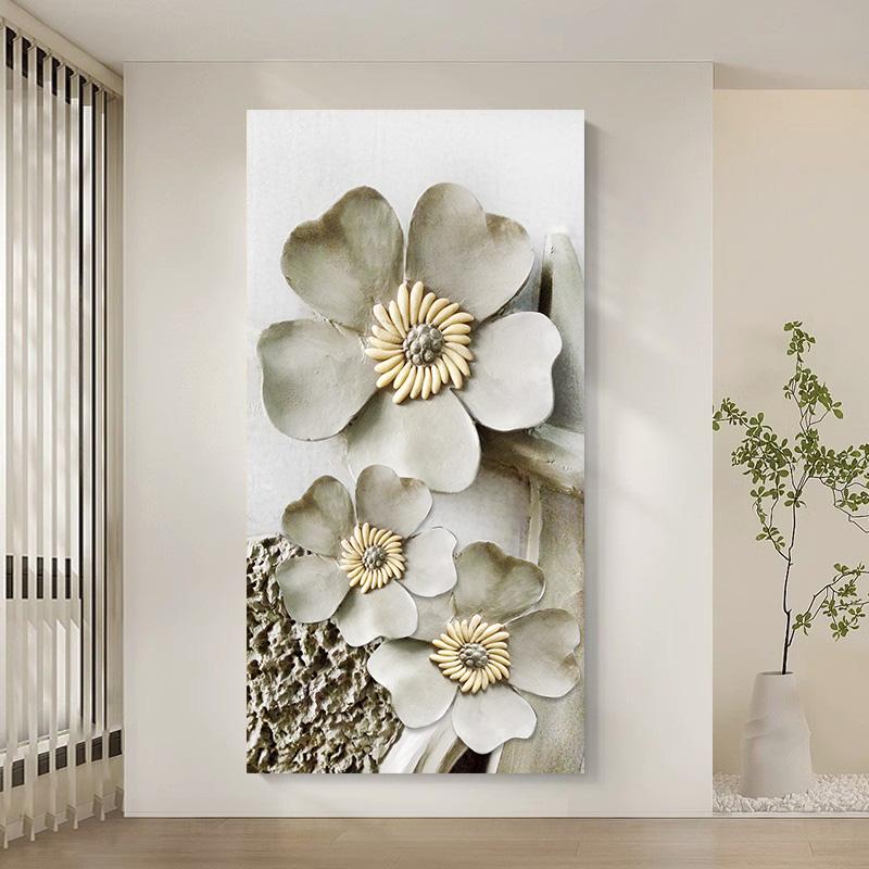 Современная абстрактная цветочная печать на холсте, настенный декор для гостиной и спальни
