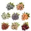 Silk Petals Rose Artificial Flowers 15 Heads Decorative Flower  Party Supplies