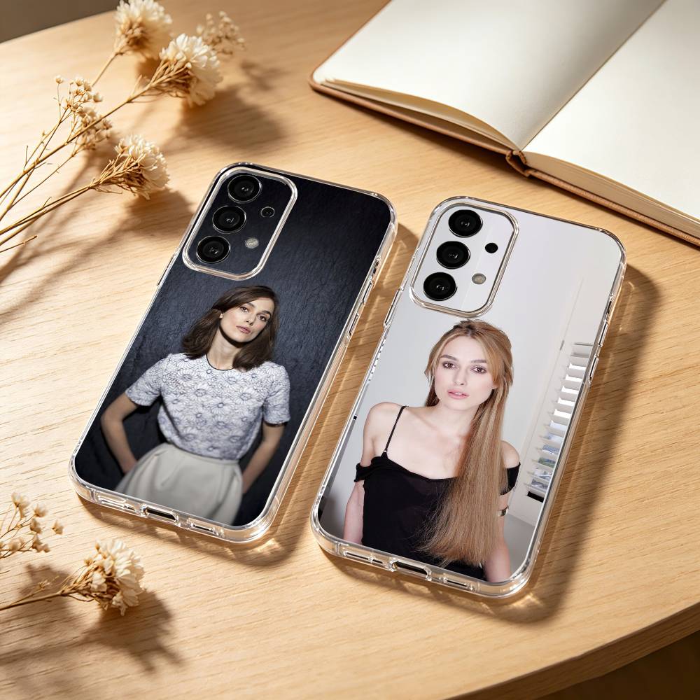 Чехол для телефона Киры Найтли Для Samsung S25,24,21,22,23,30,Ultra,20,Plus,Fe,Lite,Note Прозрачный чехол