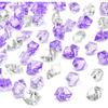 DomeStar Сияющий Искусственный Лед, 150 ШТ Сверкающих Искусственных Алмазов, Переливающиеся Прозрачные Самоцветы Наполнители для Ваз Поделки Свадебное Украшение Стола Рассыпное