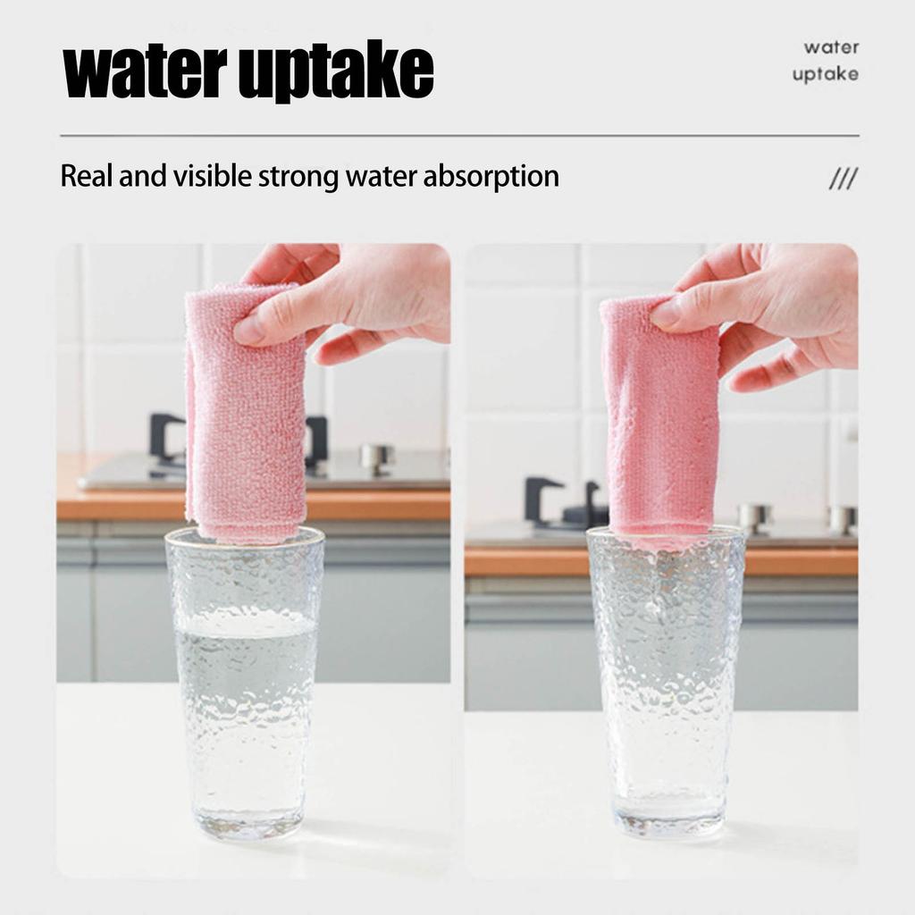 Полотенце для уборки кухни Протирание стола Мытье посуды Нелегко удалить волосы Впитывающая тряпка для дезинфекции